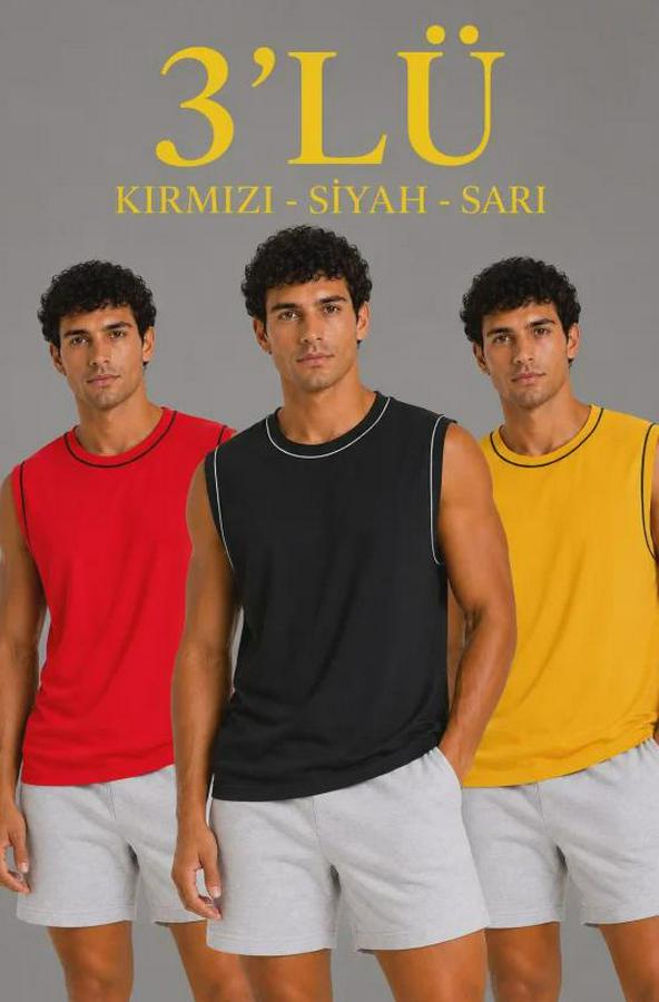 ’lü Kolsuz Sporcu Atlet Seti Yazlık Bisiklet Yaka