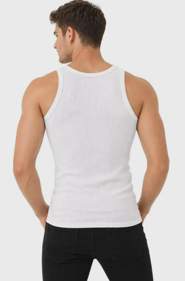 Fitilli Likralı Kaşkorse Atlet Vücuda Oturan Basic Şıklık