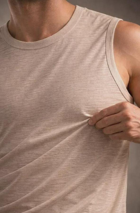 Flamlı Kumaş Sıfır Kolsuz Atlet Basic Spor Üst, Günlük Ve Fitness Kullanımına Uygun