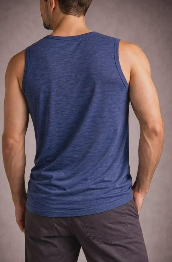 Flamlı Kumaş Sıfır Kolsuz Atlet Basic Spor Üst, Günlük Ve Fitness Kullanımına Uygun