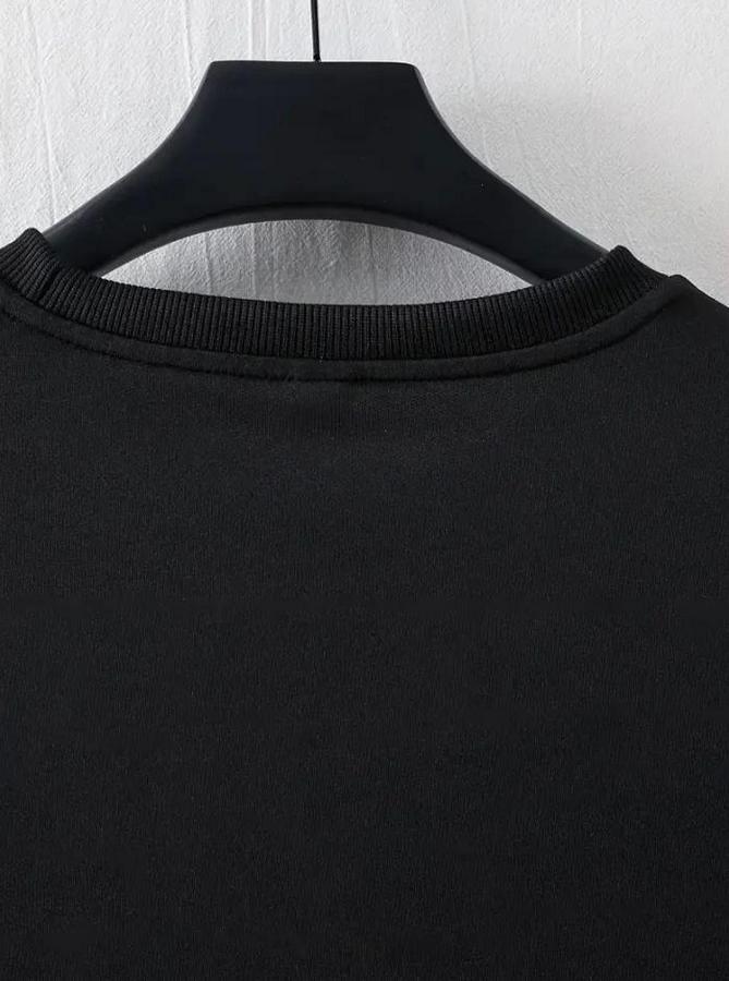 Baskılı Oversize Bisiklet Yaka T-Shirt