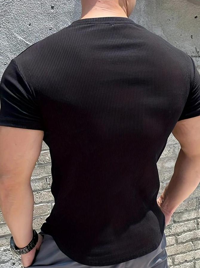 Kısa Kollu Bisiklet Yaka Burgu Bluz