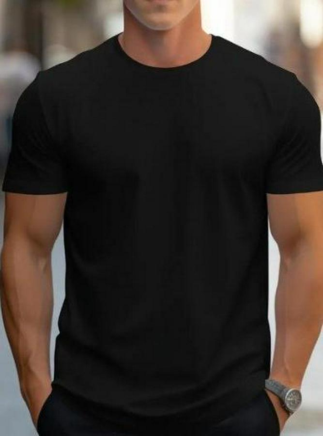 Kısa Kollu Bisiklet Yaka Iki Iplik Bluz