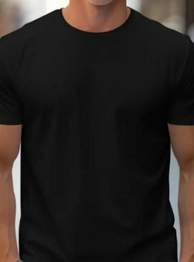 Kısa Kollu Bisiklet Yaka Iki Iplik Bluz