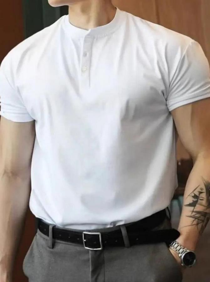 Kısa Kollu Hakim Yaka Önü Düğmeli Viskon Bluz