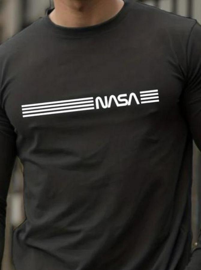 Uzun Kollu Bisiklet Yaka Viskon Bluz