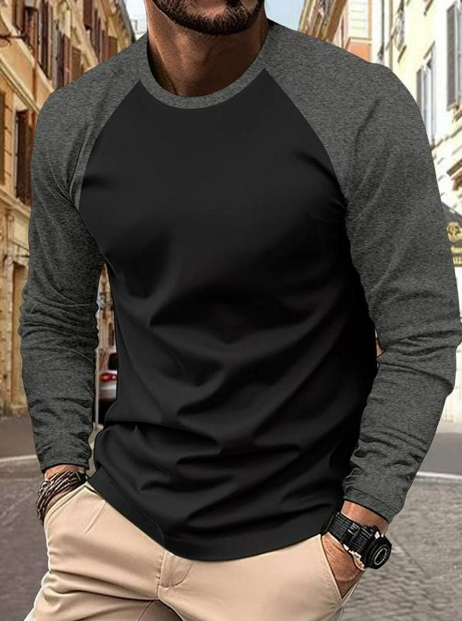 Uzun Kollu Bisiklet Yaka Viskon Iki Iplik Bluz