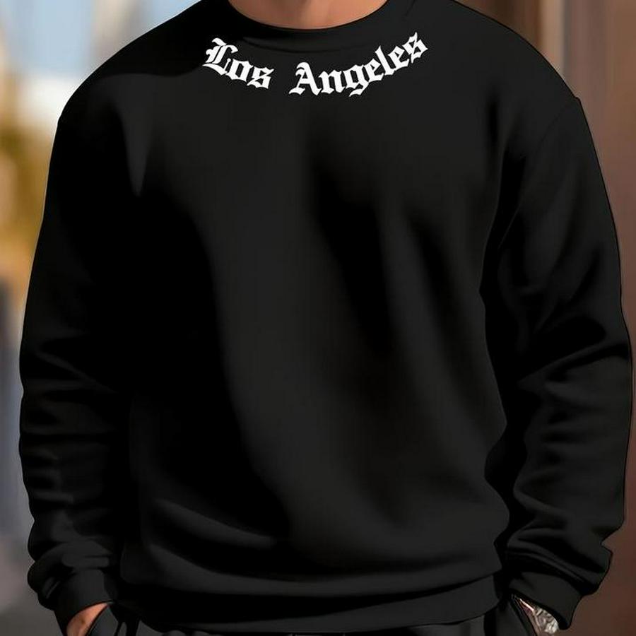 Uzun Kollu Bisiklet Yaka Yazı Detaylı Iki Iplik Bluz