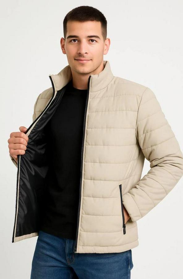 Bomber Mont Ceket – Su Itici Kumaş, Kapitone Astarlı, Fermuarlı, Kışlık