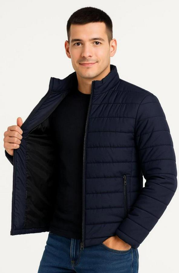 Bomber Mont Ceket – Su Itici Kumaş, Kapitone Astarlı, Fermuarlı, Kışlık