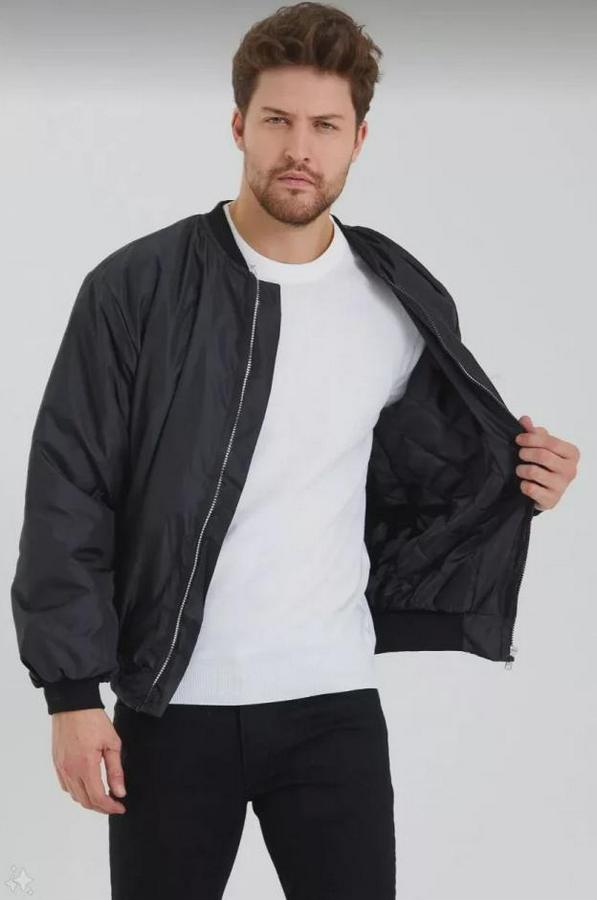 Düz Bomber Ceket
