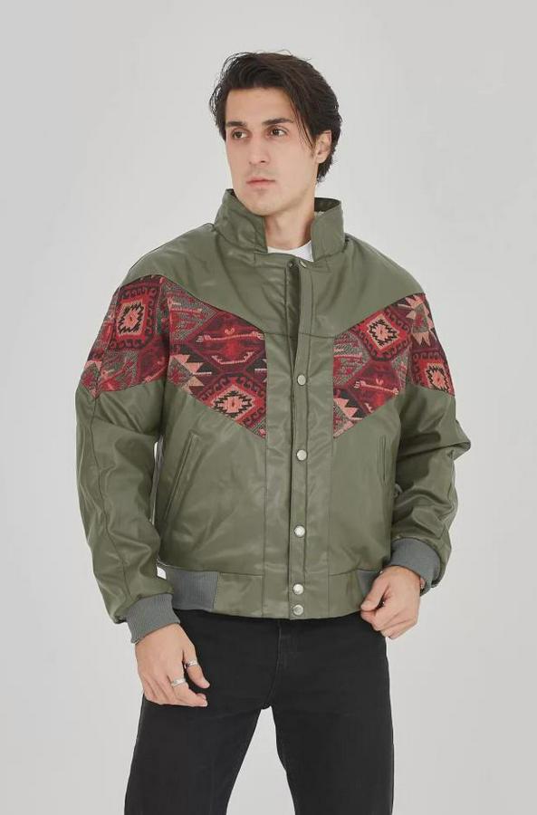 Içi Astarlı Içten Yaka Kısmı Peluşlu Suni Kumaş Vintage Ceket