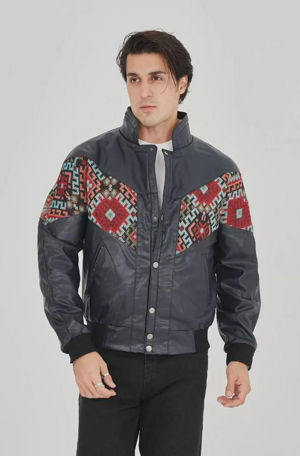 Içi Astarlı Içten Yaka Kısmı Peluşlu Suni Kumaş Vintage Ceket