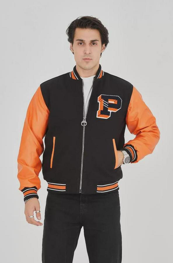 Içten Elyaf Ve Astarlı Kolları Suni Deri Ceket