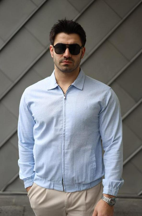 Pamuklu Keten Kumaş Ceket