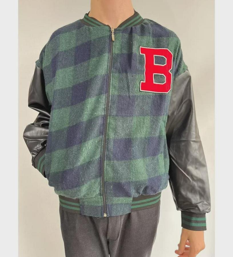 Pötikare Desen Nakışlı Kolej Ceket