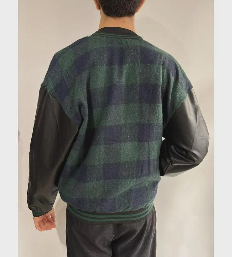 Pötikare Desen Nakışlı Kolej Ceket