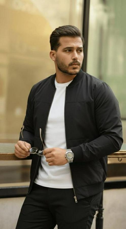 Içi Astarlı Su Geçirmez Bomber Mevsimlik Ceket