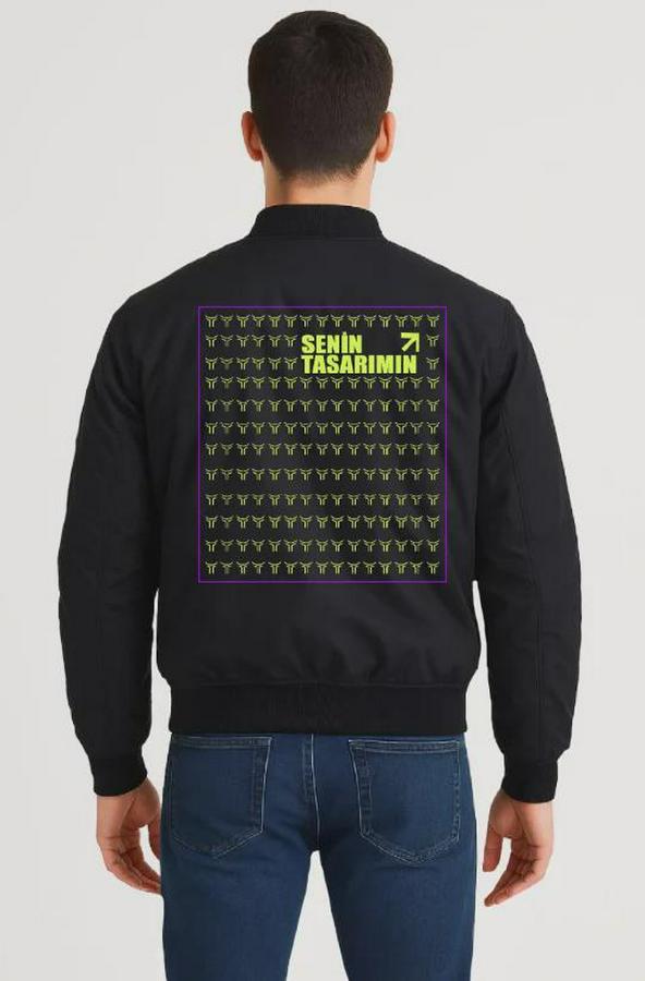 Ön Arka Bomber Ceket