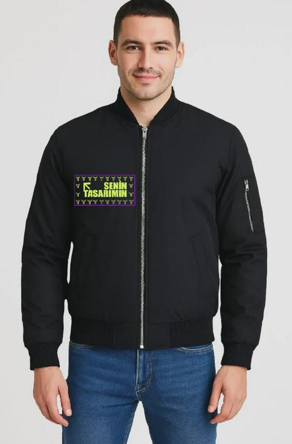 Ön Arka Bomber Ceket