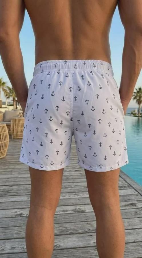 Deniz Şortu Fermuarlı Cepli File Astarlı Hızlı Kuruyan Premium