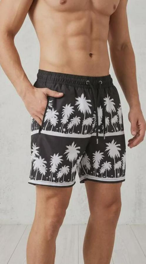 Deniz Şortu Fermuarlı Cepli File Astarlı Hızlı Kuruyan Premium