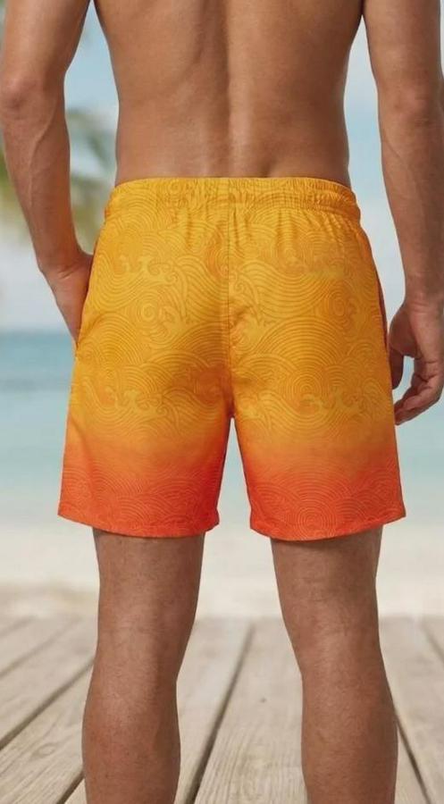 Deniz Şortu Fermuarlı Cepli File Astarlı Hızlı Kuruyan Premium