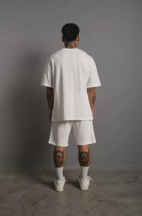 Erkek Alev Baskılı Ikili Şortlu Takım