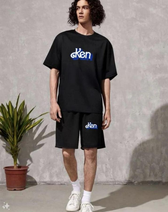 Baskılı Ikili Şort Takım