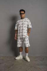 Baskılı Ikili Şortlu Takım