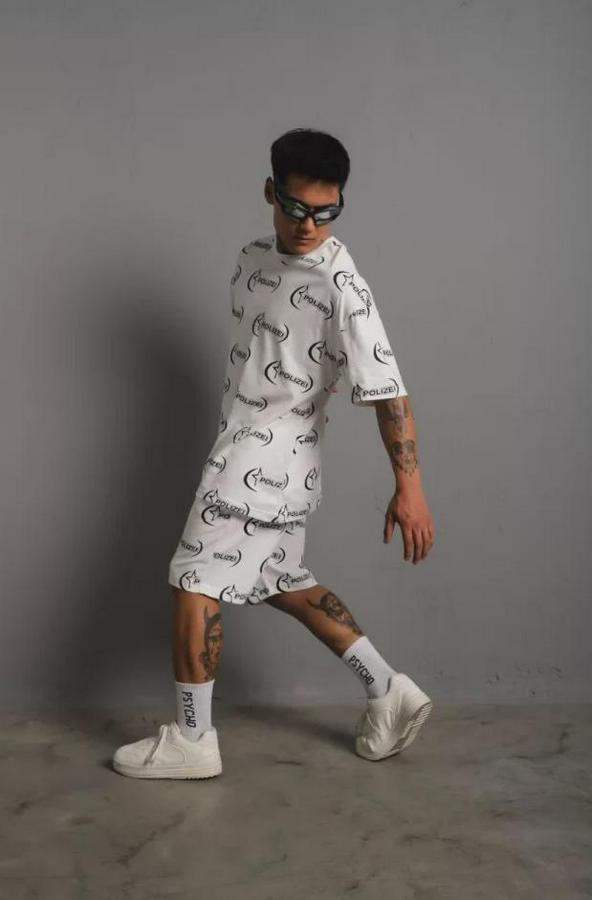 Baskılı Ikili Şortlu Takım