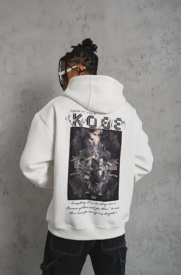 Baskılı Kapüşonlu Sweat