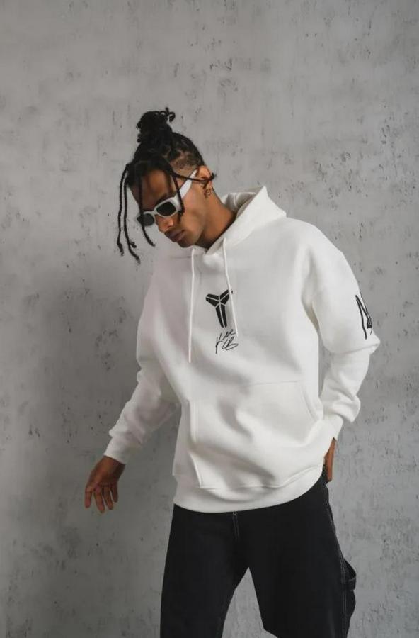 Baskılı Kapüşonlu Sweat