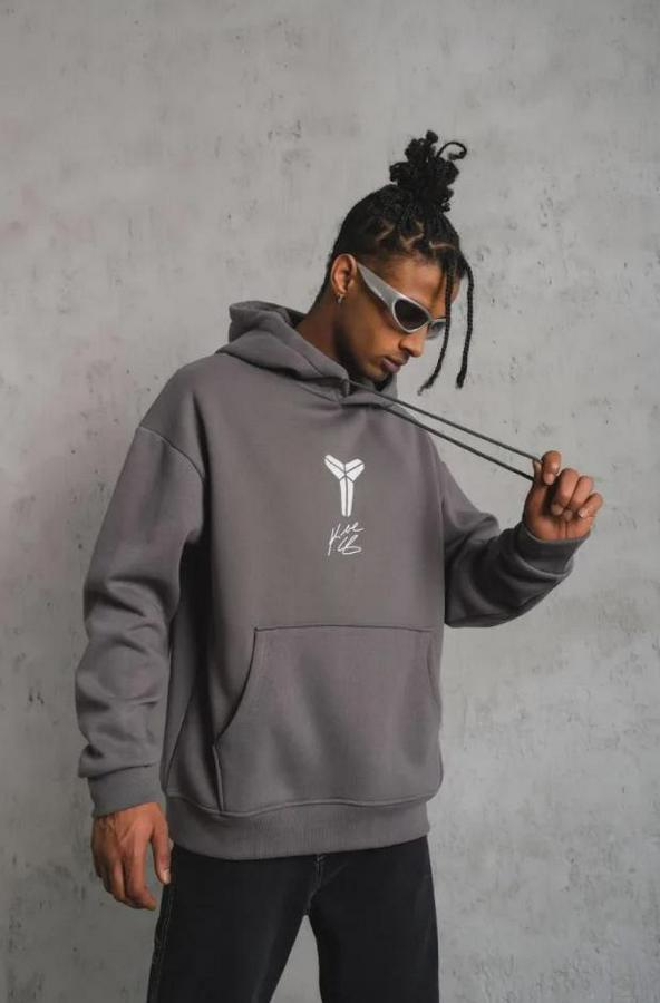 Baskılı Kapüşonlu Sweat