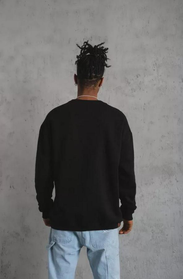 Düz Bisiklet Yaka Sweat