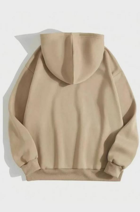 Düz Kapüşonlu Sweat