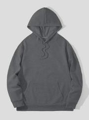 Düz Kapüşonlu Sweat