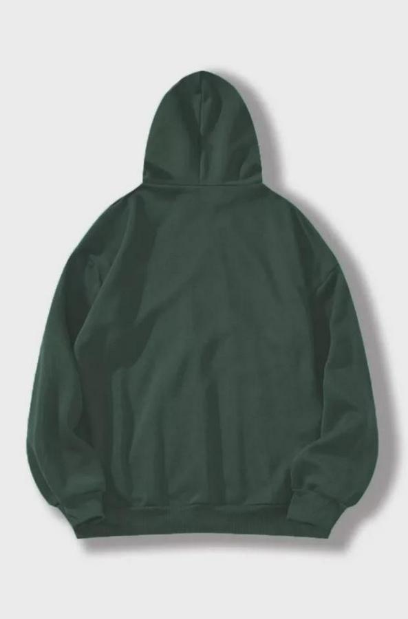 Düz Kapüşonlu Sweat