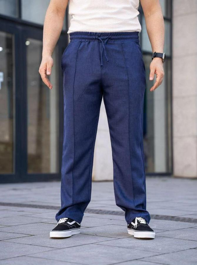 Keten Cepli Çıma Dikişli Jogger Buggy Pantalon Rahat Kalıp