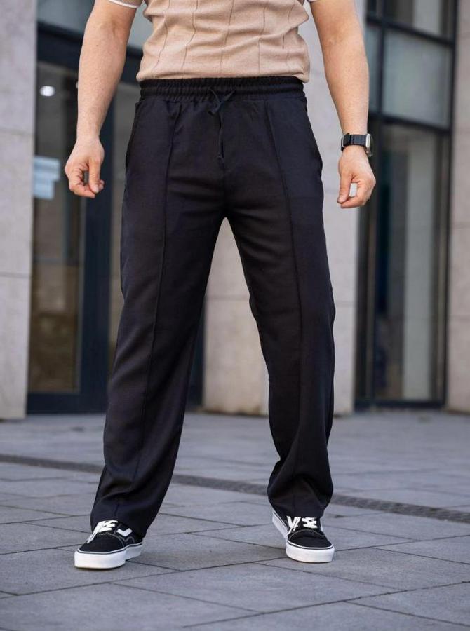 Keten Cepli Çıma Dikişli Jogger Buggy Pantalon Rahat Kalıp