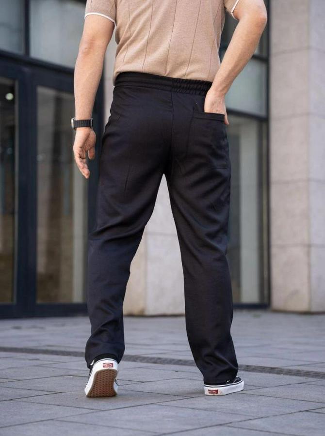 Keten Cepli Çıma Dikişli Jogger Buggy Pantalon Rahat Kalıp
