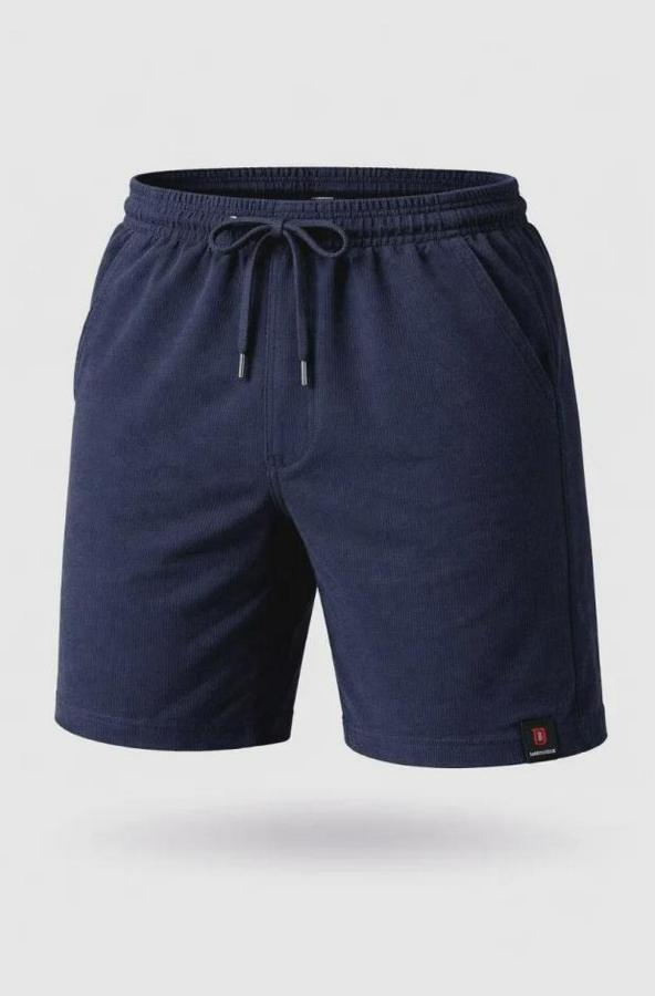 Otoban Dokuma Şort Beli Lastikli Bağcıklı, Cepli, Rahat Kesim Günlük Yazlık Şort