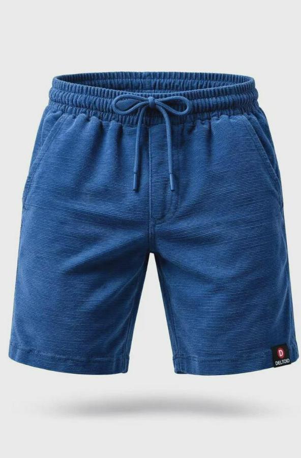 Otoban Dokuma Şort Beli Lastikli Bağcıklı, Cepli, Rahat Kesim Günlük Yazlık Şort