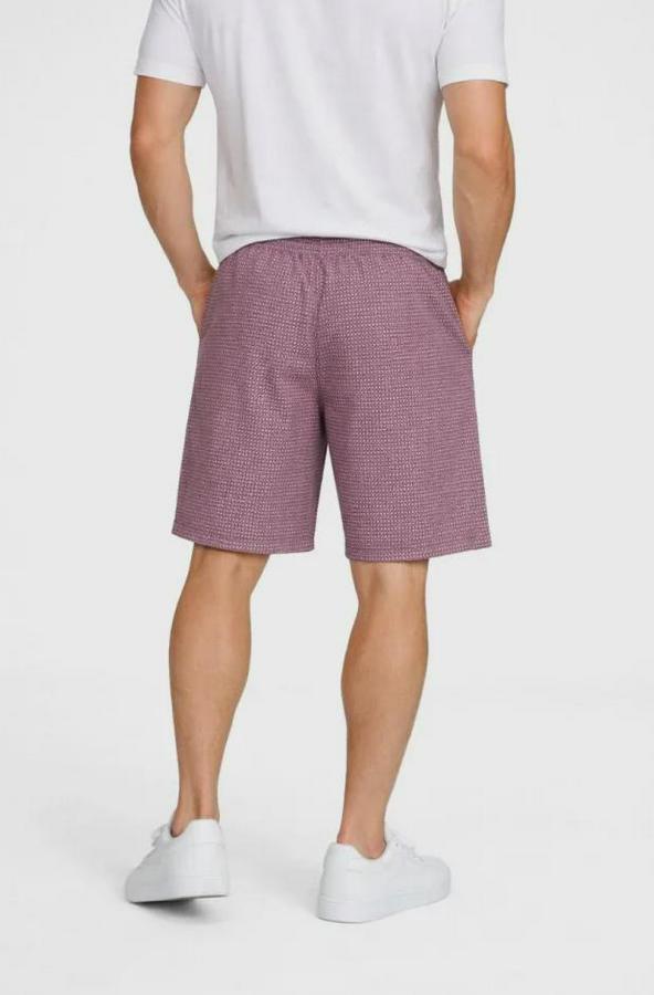 Pötikareli Şort – Beli Lastikli Bağcıklı, Cepli, Rahat Kesim Günlük Yazlık Şort