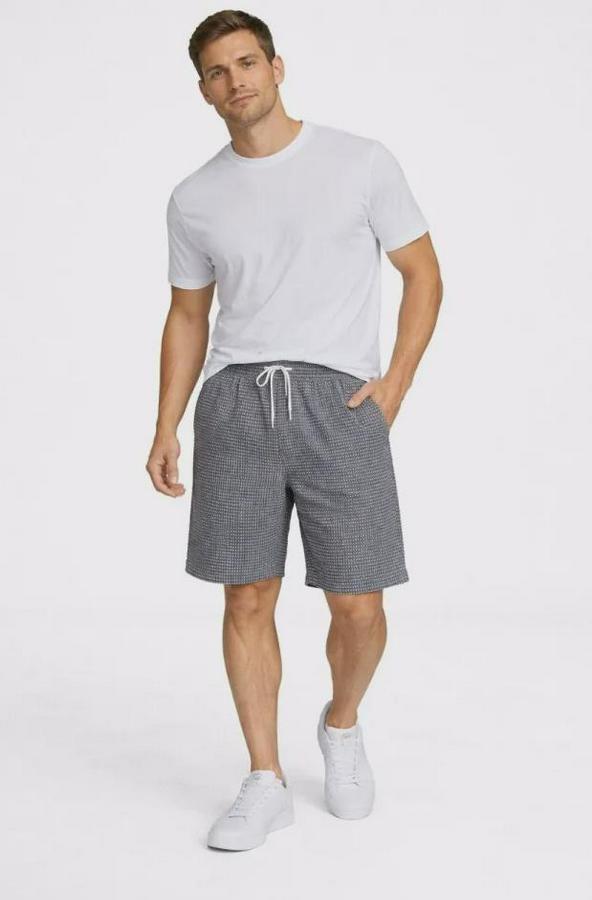 Pötikareli Şort – Beli Lastikli Bağcıklı, Cepli, Rahat Kesim Günlük Yazlık Şort