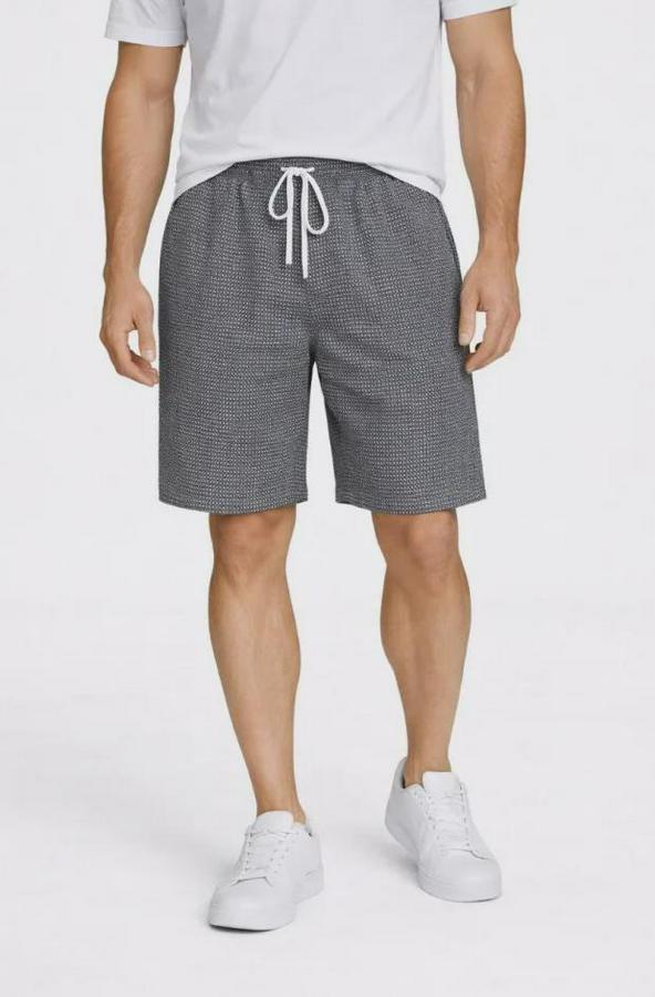 Pötikareli Şort – Beli Lastikli Bağcıklı, Cepli, Rahat Kesim Günlük Yazlık Şort