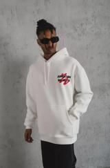 Şapkalı Güvercin Baskılı Kapşonlu Sweat