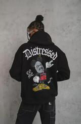 Üç Iplik Baskılı Kapüşonlu Sweat