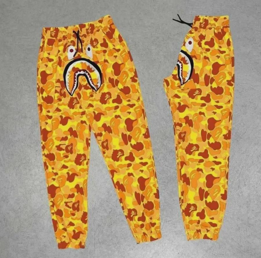 Unisex Pubg Bape X Shark Eşofman Altı