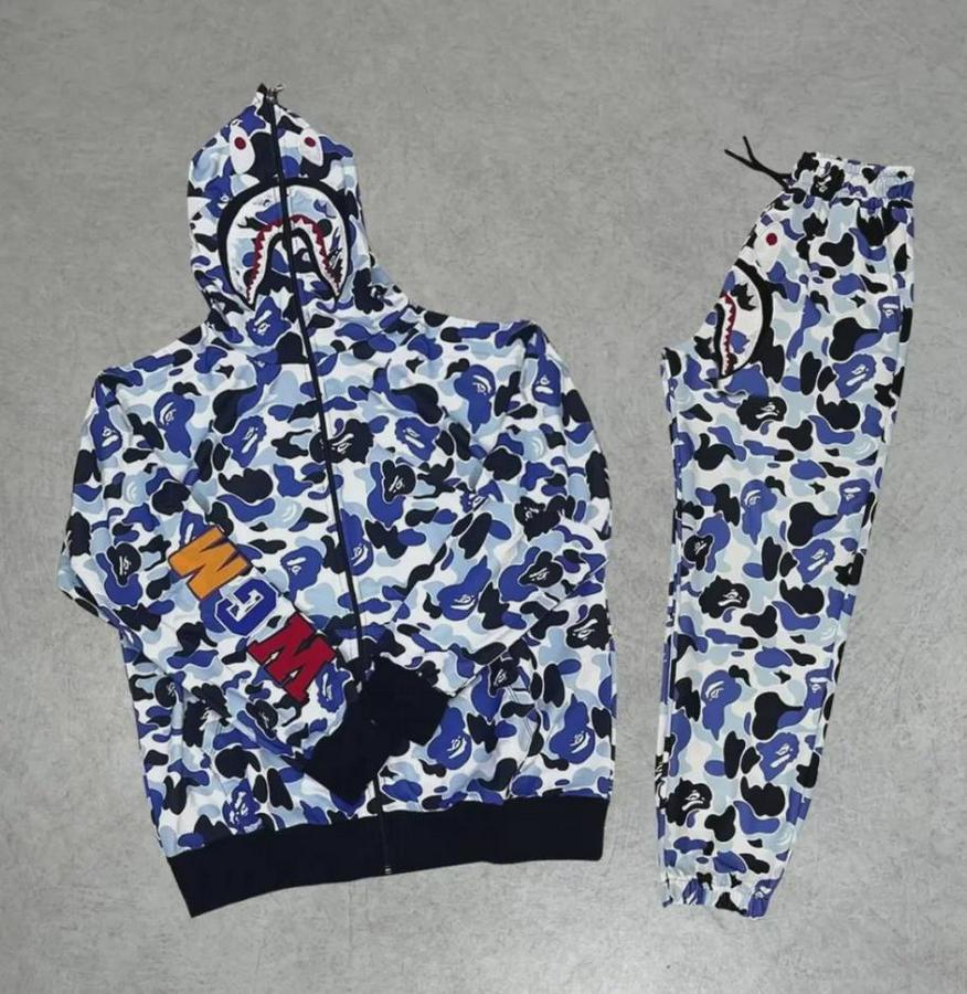 Unisex Pubg Bape X Shark Eşofman Takımı